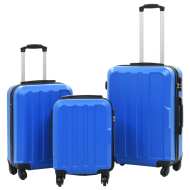 vidaXL Súprava 3 cestovných kufrov s tvrdým krytom modrá ABS - cena, porovnanie