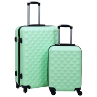 vidaXL Súprava cestovných kufrov s tvrdým krytom 2 ks mätová ABS - cena, porovnanie