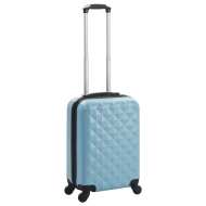 vidaXL Cestovný kufor s tvrdým krytom modrý ABS - cena, porovnanie