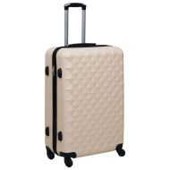 vidaXL Cestovný kufor s tvrdým krytom zlatý ABS - cena, porovnanie