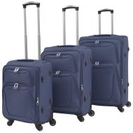 vidaXL Sada 3 cestovných kufrov, námornícka modrá - cena, porovnanie