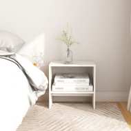 vidaXL Nočný stolík biely 40x30,5x40 cm borovicový masív - cena, porovnanie