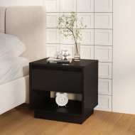 vidaXL Nočný stolík čierny 45x34x44 cm drevotrieska - cena, porovnanie