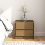 vidaXL Nočný stolík medovo-hnedý 40x30,5x35,5 cm borovicový masív - cena, porovnanie