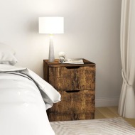 vidaXL Nočný stolík údený dub 40x40x50 cm drevotrieska - cena, porovnanie