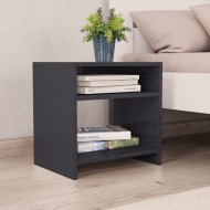 vidaXL  Nočný stolík vysokoleský sivý 40x30x40 cm drevotrieska - cena, porovnanie