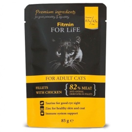 Fitmin Cat For Life pouch adult chicken 85g