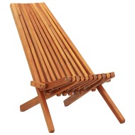 vidaXL Skladacia vonkajšia stolička masívne akáciové drevo - cena, porovnanie