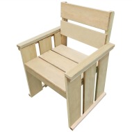 vidaXL Vonkajšia stolička, impregnovaná borovica - cena, porovnanie