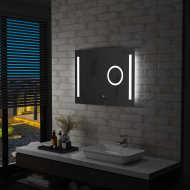 vidaXL Kúpeľňové LED nástenné zrkadlo s dotykovým snímačom 80x60 cm - cena, porovnanie