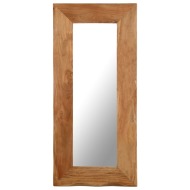 vidaXL Kozmetické zrkadlo z akáciového dreva 50x110 cm - cena, porovnanie