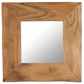 vidaXL Kozmetické zrkadlo z akáciového dreva 50x50 cm