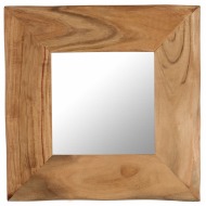 vidaXL Kozmetické zrkadlo z akáciového dreva 50x50 cm - cena, porovnanie