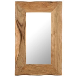 vidaXL Kozmetické zrkadlo z akáciového dreva 50x80 cm