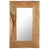 vidaXL Kozmetické zrkadlo z akáciového dreva 50x80 cm - cena, porovnanie