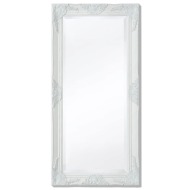 vidaXL Nástenné zrkadlo v barokovom štýle, 100x50 cm biele - cena, porovnanie