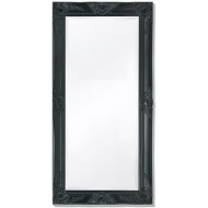 vidaXL Nástenné zrkadlo v barokovom štýle, 100x50 cm čierne - cena, porovnanie