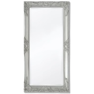 vidaXL Nástenné zrkadlo v barokovom štýle, 100x50 cm strieborné - cena, porovnanie