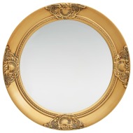 vidaXL Nástenné zrkadlo v barokovom štýle 50 cm zlaté - cena, porovnanie