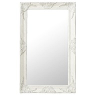 vidaXL Nástenné zrkadlo v barokovom štýle 50x80 cm biele - cena, porovnanie