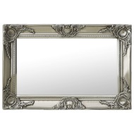 vidaXL Nástenné zrkadlo v barokovom štýle 60x40 cm strieborné - cena, porovnanie