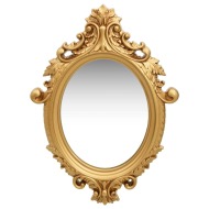 vidaXL Nástenné zrkadlo v zámockom štýle 56x76 cm zlaté - cena, porovnanie