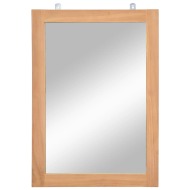 vidaXL Nástenné zrkadlo z masívneho teakového dreva 50x70 cm - cena, porovnanie