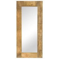 vidaXL Zrkadlo masívne mangovníkové drevo 50x110 cm - cena, porovnanie
