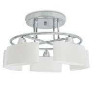 vidaXL Stropná lampa s elipsovými tienidlami na 5 žiaroviek E14, 200 W - cena, porovnanie