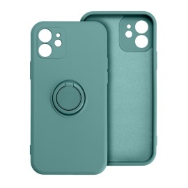 ForCell Pouzdro SILICONE RING Apple iPhone 13 PRO Max - Zelené