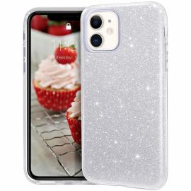 ForCell Pouzdro Shning Case iPhone 11 - Stříbrné