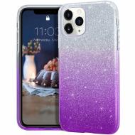 ForCell Pouzdro Shning Case iPhone 11 Pro - Fialové/Stříbrné - cena, porovnanie