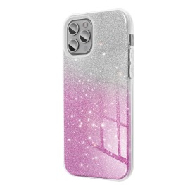 ForCell Pouzdro Shinning Case iPhone 12 Pro Max - Stříbrné/Růžové