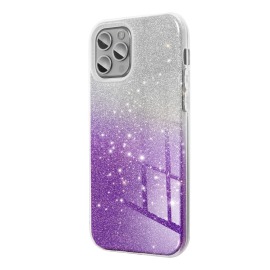 ForCell Pouzdro Shinning Case iPhone 12 Pro Max - Stříbrné/Fialové
