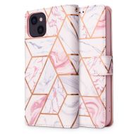 TECH-PROTECT Pouzdro Marble ” iPhone e 13 růžové - cena, porovnanie