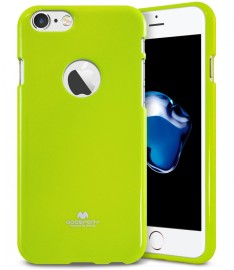 Goospery Silikónový obal / kryt Jelly Case Mercury Apple iPhone 7/8/SE (2020/2022) - Limetkový / Lime
