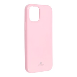 Goospery Pouzdro Jelly Case Mercury iPhone 12 Mini - Light růžové