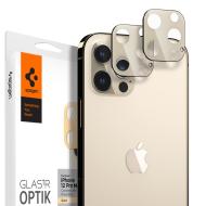 Spigen Optik Camera Lens Apple iPhone 12 Pro - Zlaté - cena, porovnanie