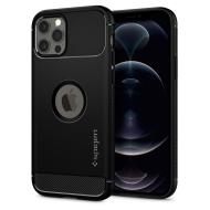 Spigen Rugged Armor iPhone 12/12 Pro černé - cena, porovnanie