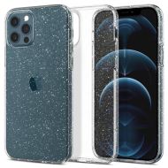 Spigen Liquid Crystal Glitter iPhone 12 / 12 Pro - Čiré - cena, porovnanie