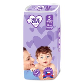 New Love Premium Comfort 5 Junior 11-25kg 38ks