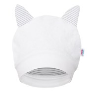 New Baby Luxusná detská zimná čiapočka s uškami Snowy collection - cena, porovnanie