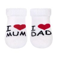 New Baby Ponožky I Love Mum and Dad - cena, porovnanie