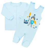 New Baby 2-dielna dojčenská bavlnená súpravička Knight - cena, porovnanie