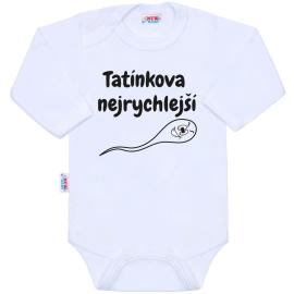 New Baby Body s potlačou Tatínkova nejrychlejší