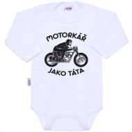 New Baby Body s potlačou Motorkář jako táta - cena, porovnanie