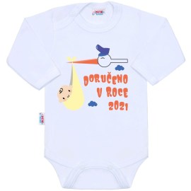 New Baby Body s potlačou Doručeno v roce 2021