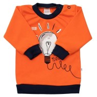 New Baby Dojčenské bavlnené tričko Happy Bulbs - cena, porovnanie
