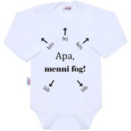 New Baby Body s potlačou Apa, menni fog! - cena, porovnanie