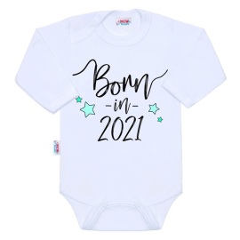 New Baby Body s potlačou Born in 2021